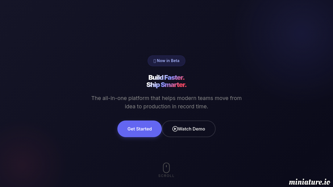 TaskFlow — App Landing